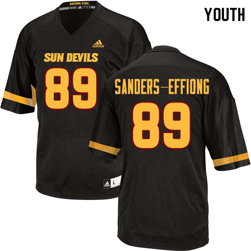 Youth #89 Daniel Sanders-Effiong Arizona State Sun Devils College Football Jerseys Sale-Black